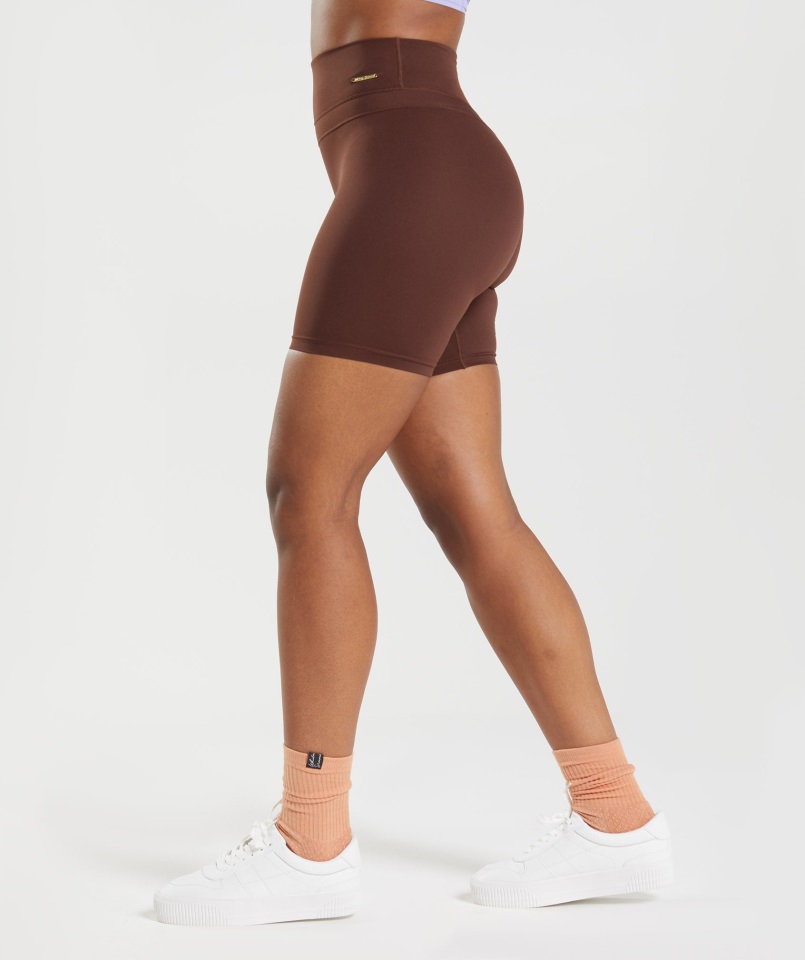 Culotte Corto De Ciclismo Whitney Rekindle Brown Gymshark