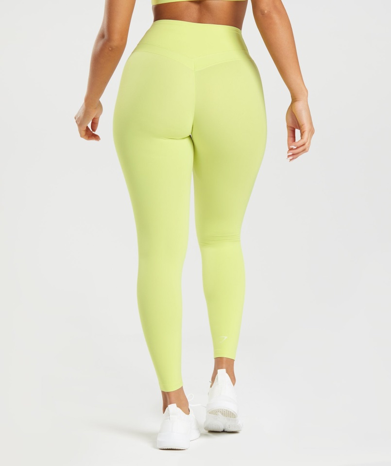 Whitney Leggings De Tiro Alto Algas Marinas Verde Gymshark