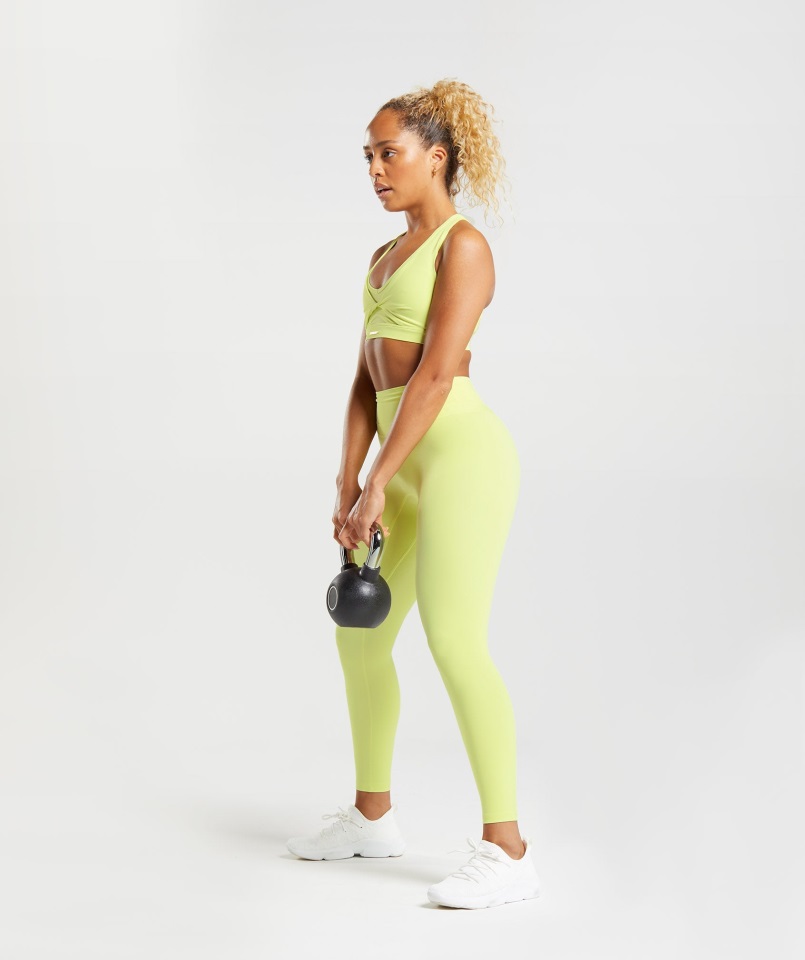 Whitney Leggings De Tiro Alto Algas Marinas Verde Gymshark